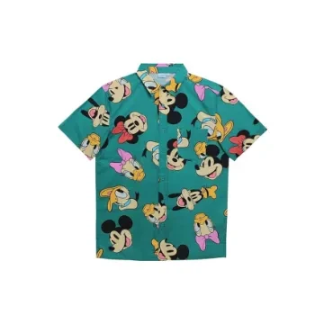 Disney Men's Mickey and Friends Button Down Shirt